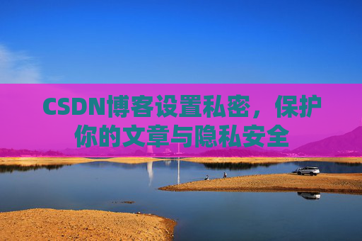 CSDN博客设置私密，保护你的文章与隐私安全